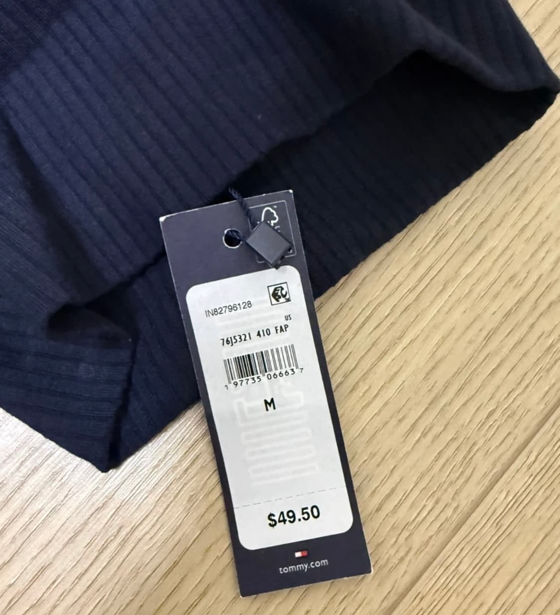 타미힐피거 폴라티 M (네이비/새상품) 상품이미지2