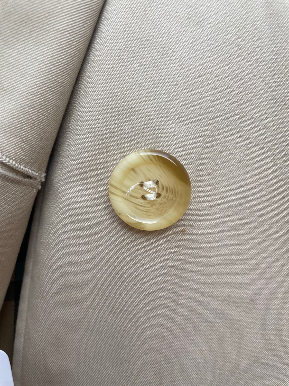 Burberrys Beige Balmacaan Coat  상품이미지9