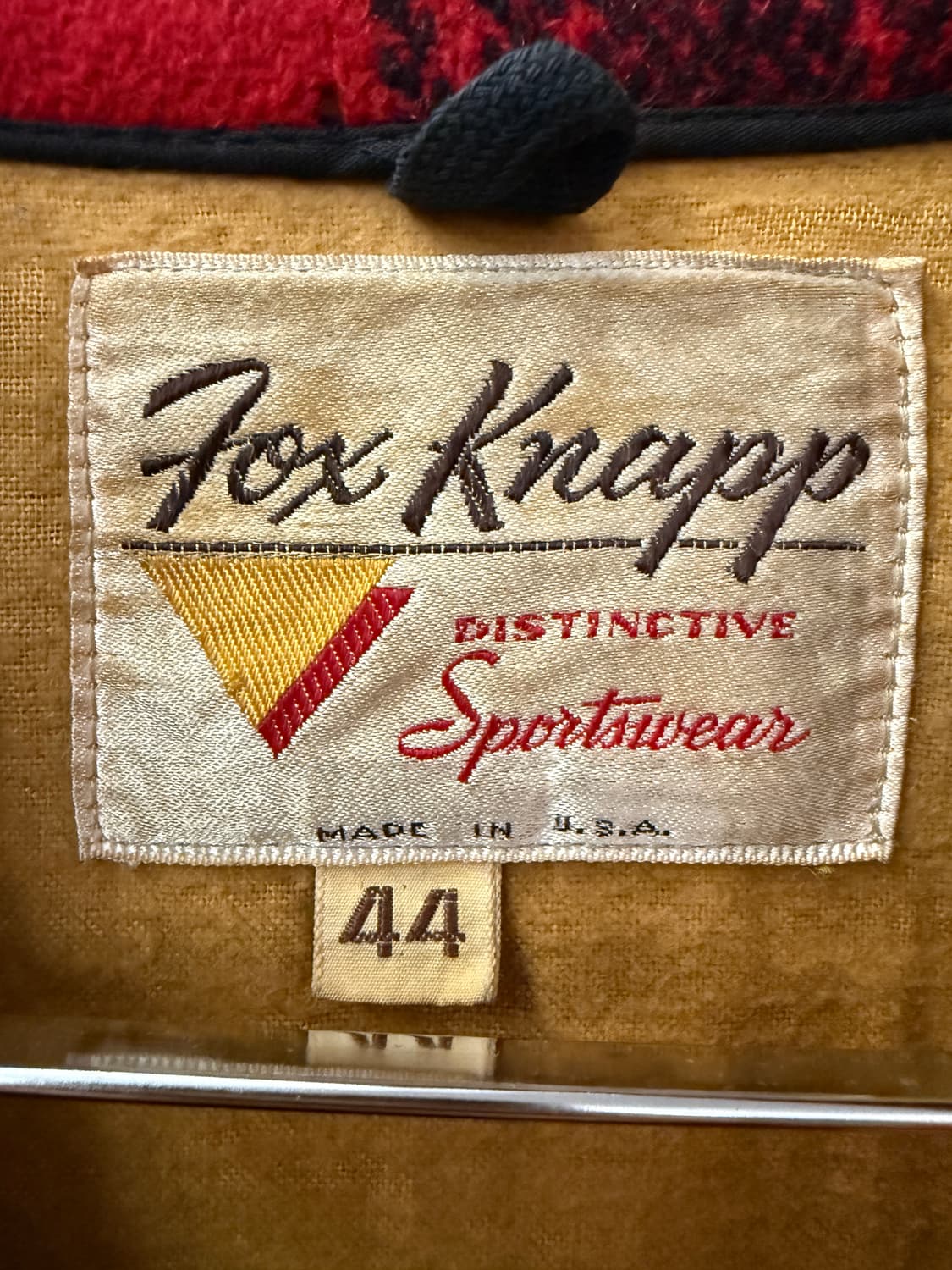 USA🇺🇸FOX KNAPP Wool Hunting Jacket XL 상품이미지2