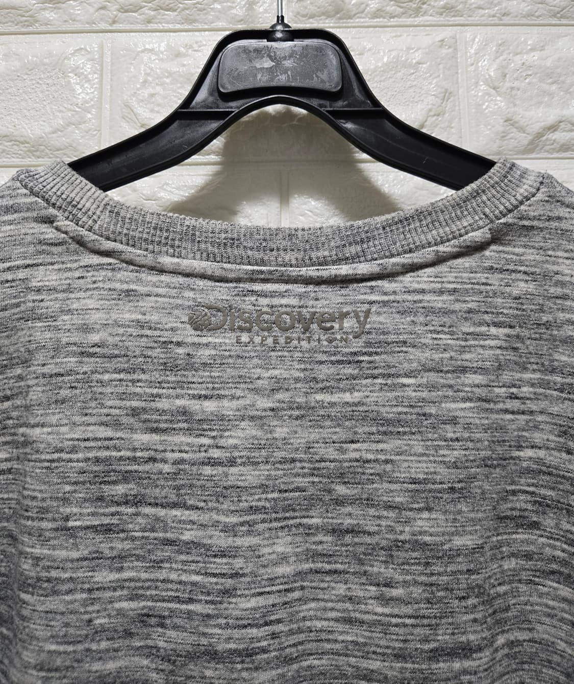 디스커버리 스몰로고 기모 맨투맨 크루넥 티셔츠 105 상품이미지8