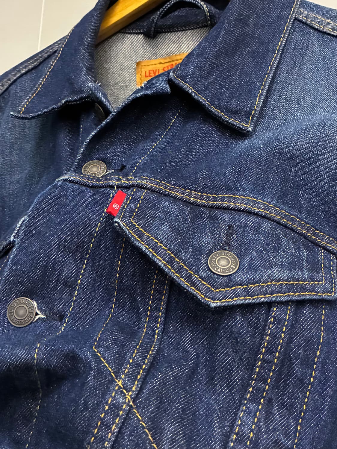 (M)리바이스 3세대 블랭크탭 진청 데님 트러커자켓 데님자켓 청자켓 상품이미지3