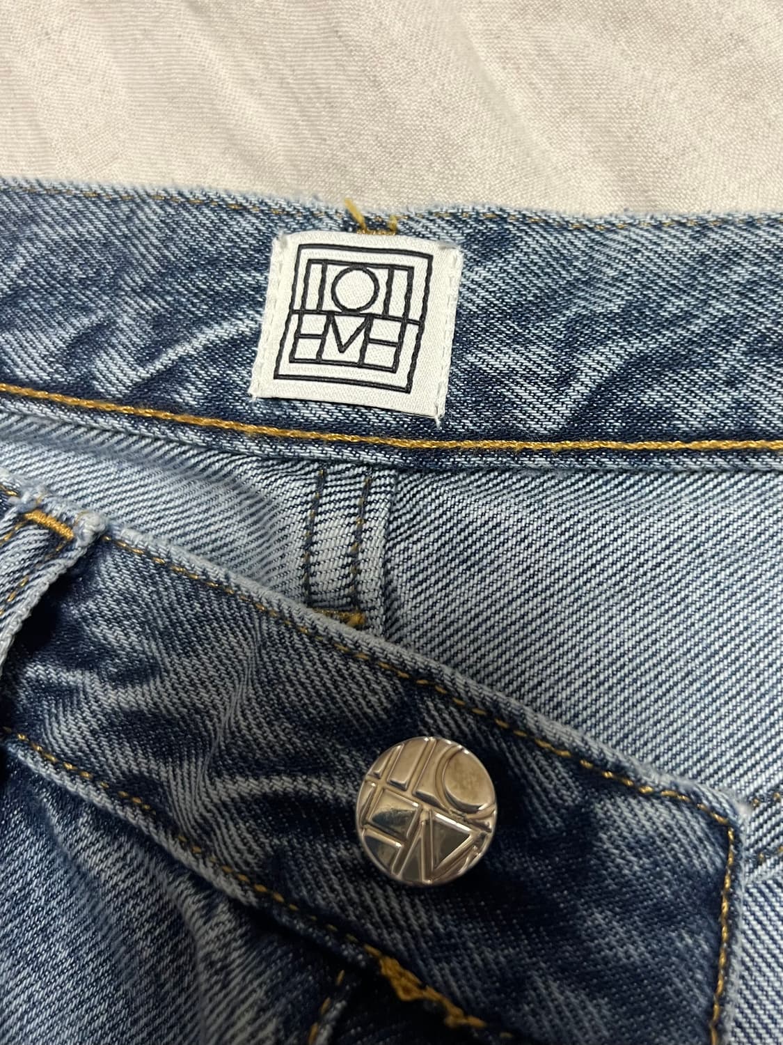 토템 트위스티드 심 데님 풀 렝스 팬츠 데님 231240741485 상품이미지6