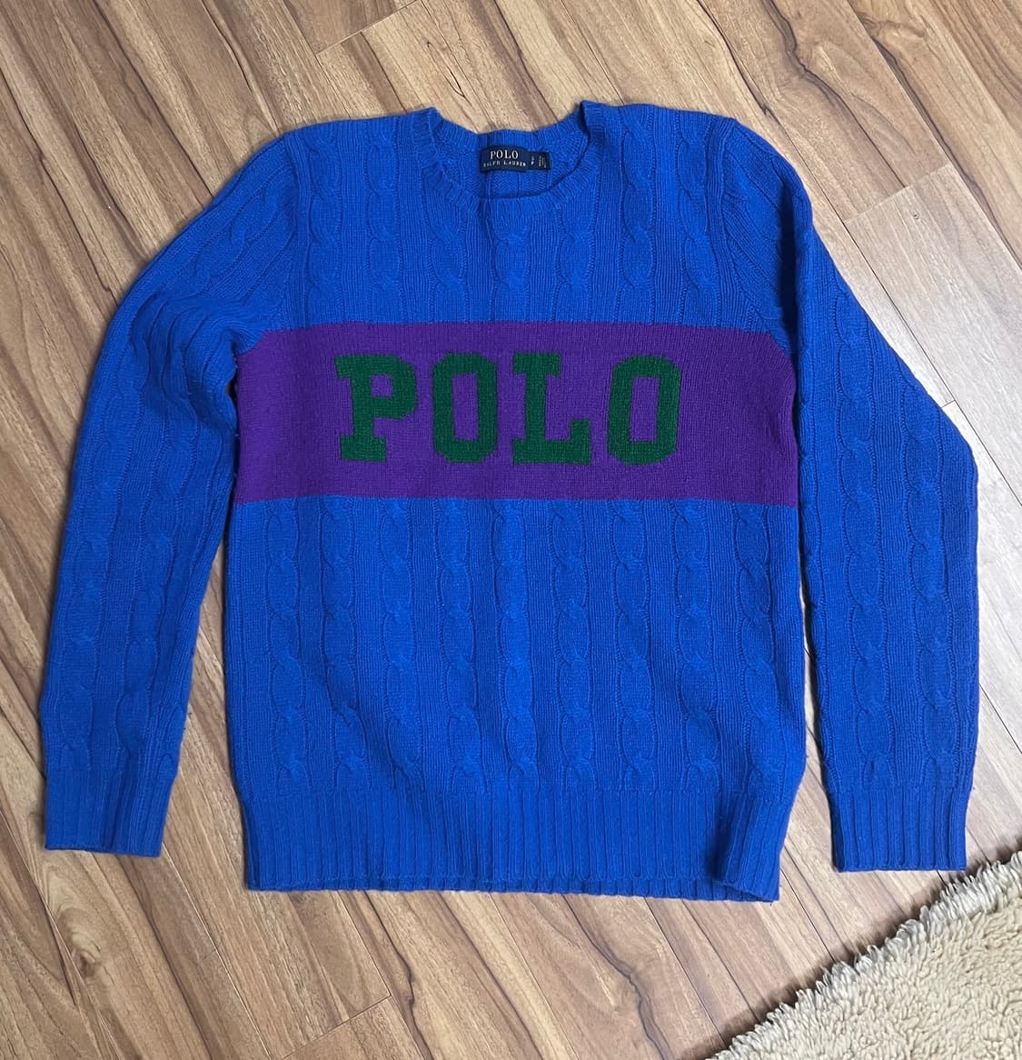 폴로 랄프로렌 로고 캐시미어 니트 S 상품이미지1