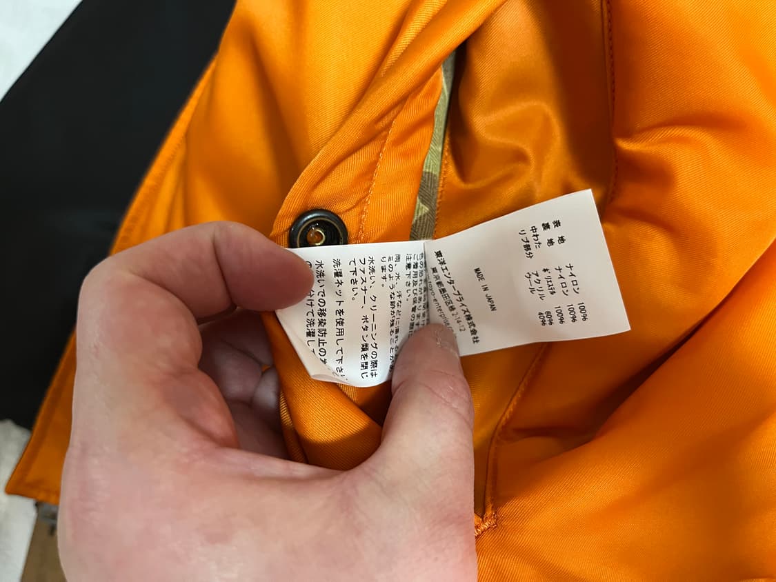 (새상품)버즈릭슨 x 바이닐아카이브 x 빔즈재팬 콜라보 MA-1 자켓 상품이미지9