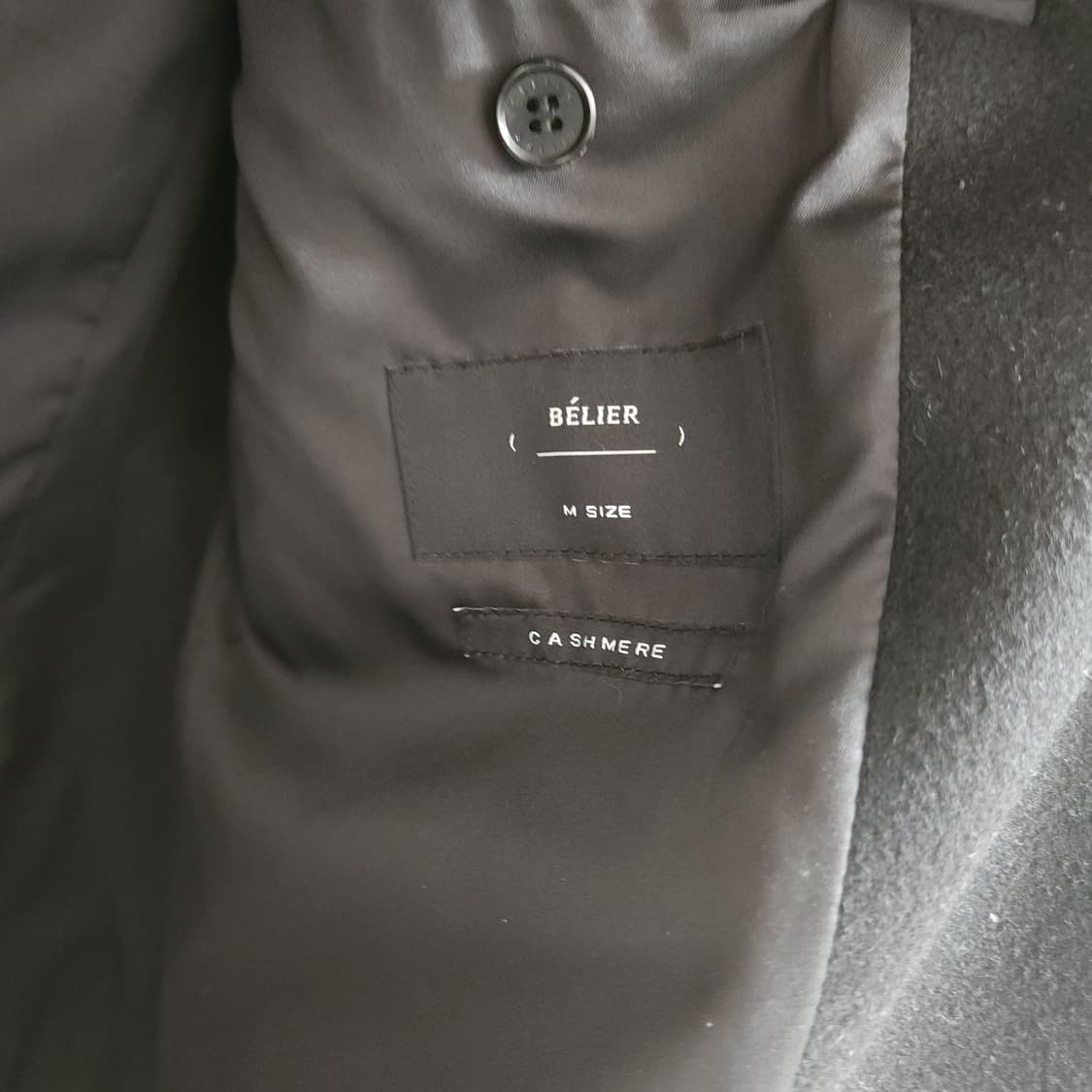 벨리에 캐시미어 코트 - Black ,M사이즈 상품이미지4