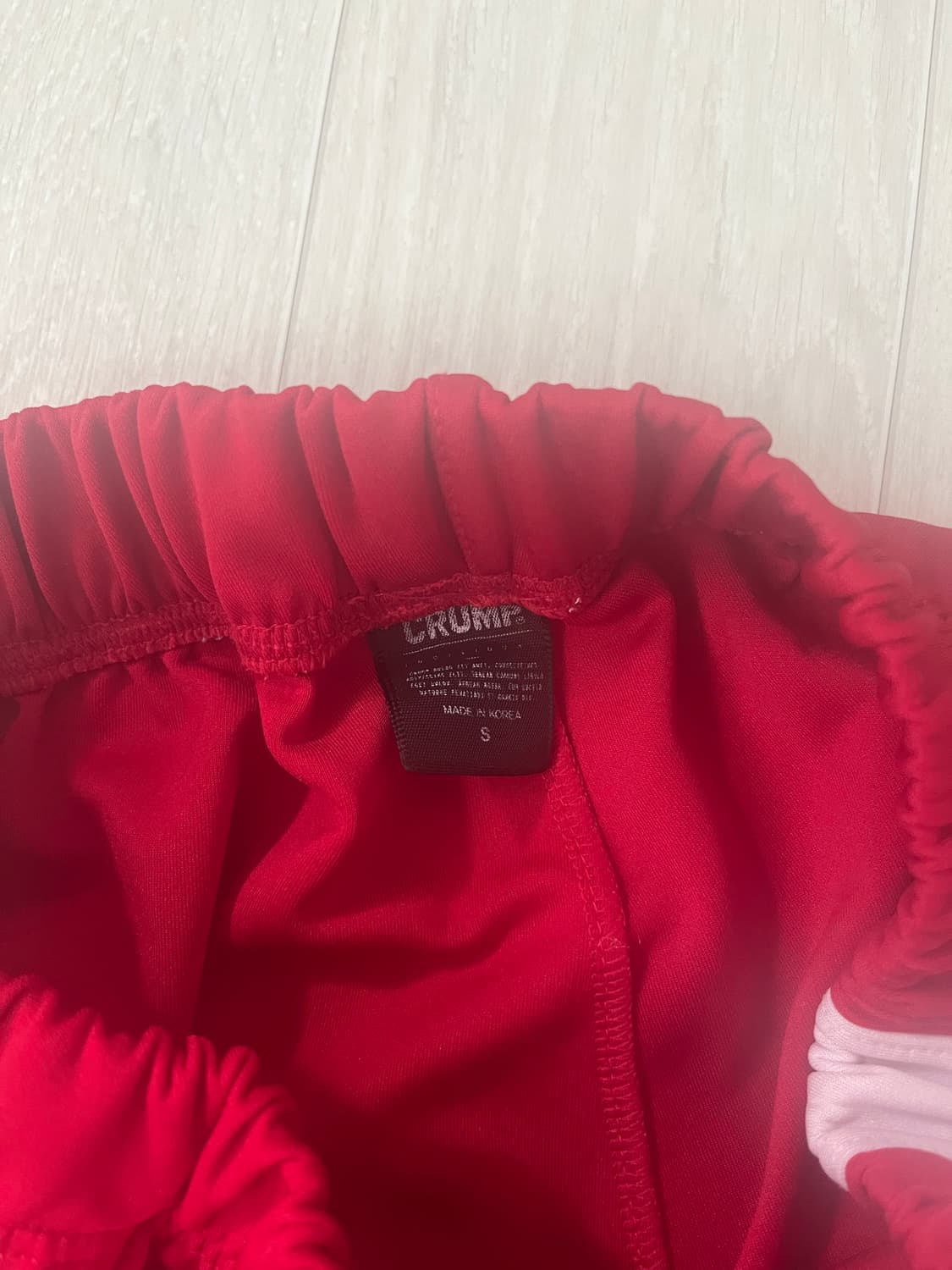 크럼프 트랙팬츠 레드s 상품이미지3