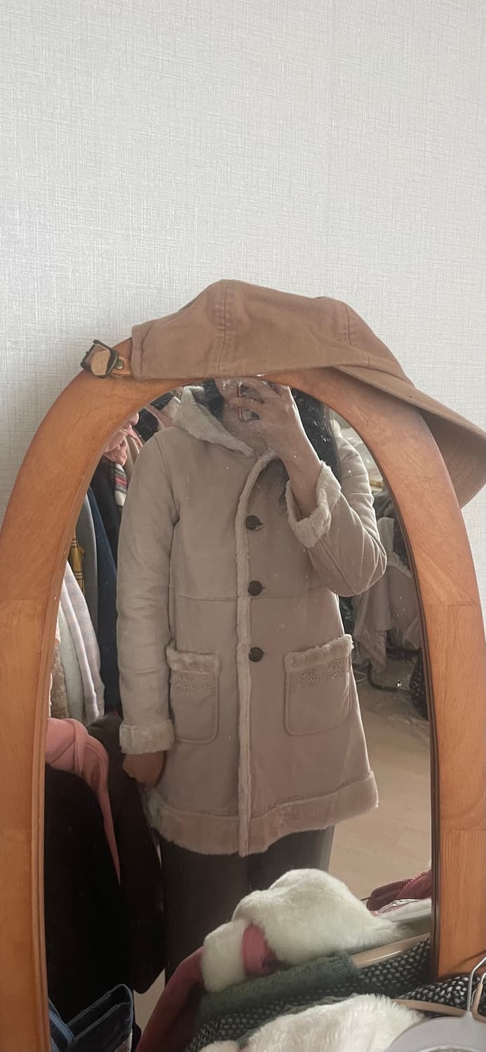 모리걸 빈티지 엑시즈팜 axes femme 무스탕 코트 🤍❄️ 상품이미지4