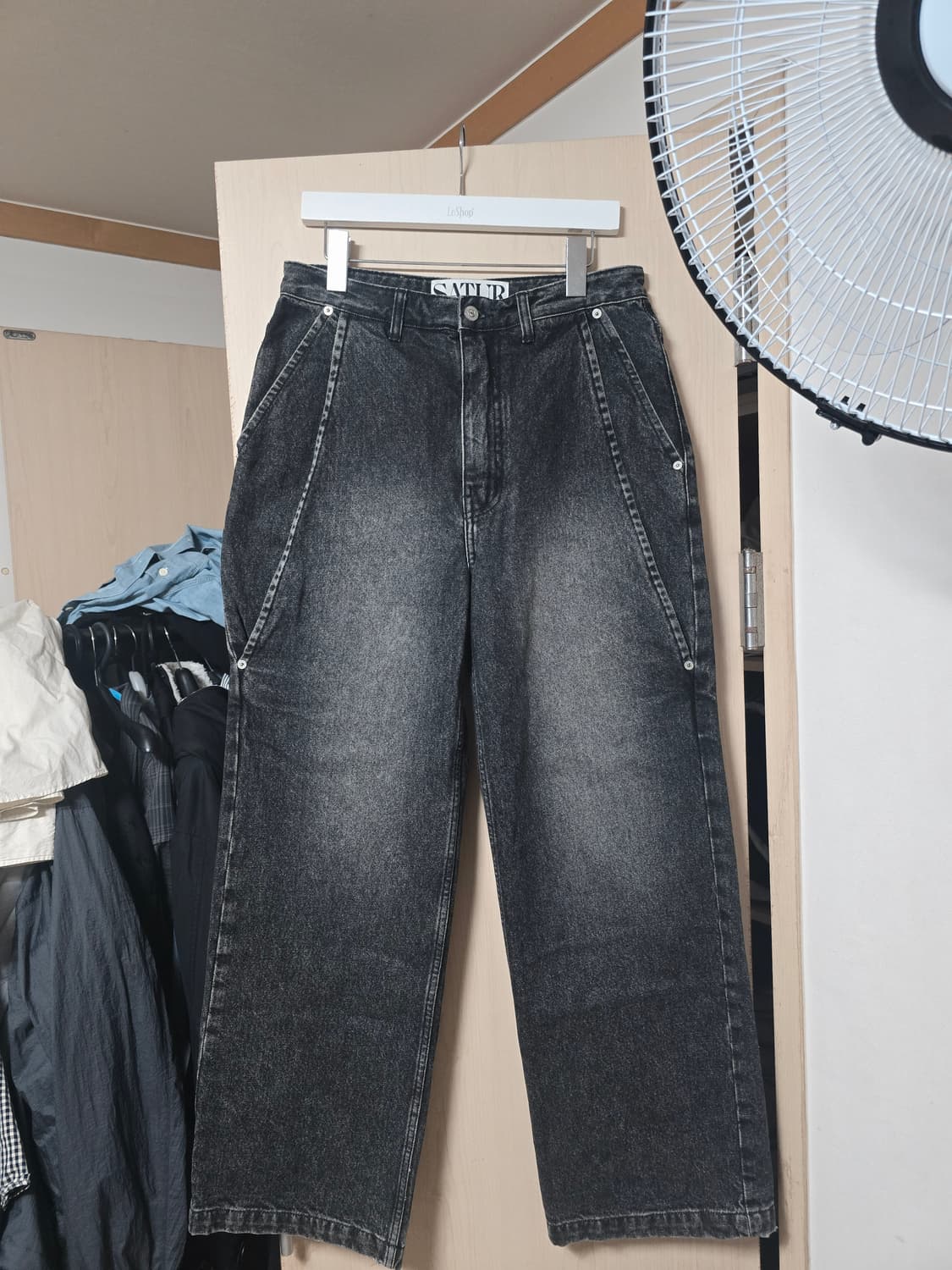 세터 비날레스 레트로 투턱 데님 팬츠 S 상품이미지1