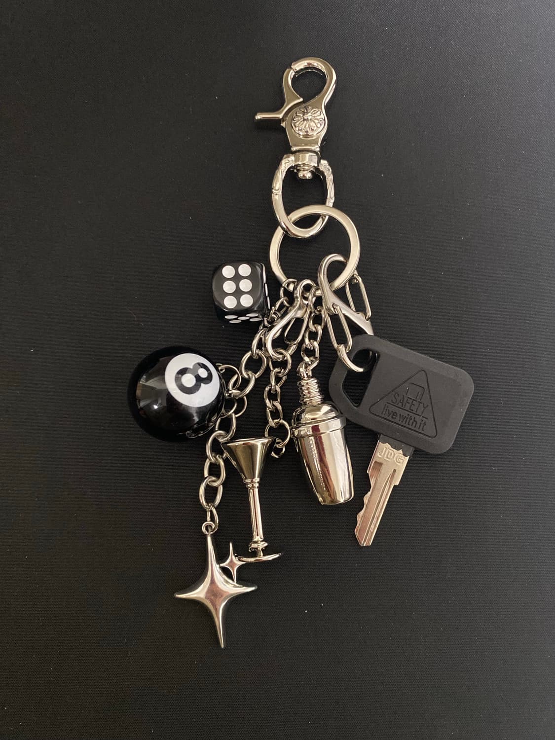 빈티지 감성 바 키링 상품이미지1