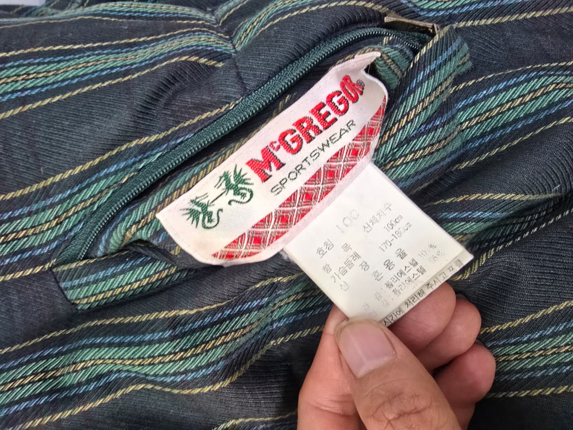 90's 맥그리거 올드스쿨 리버시블 다운패딩 상품이미지9