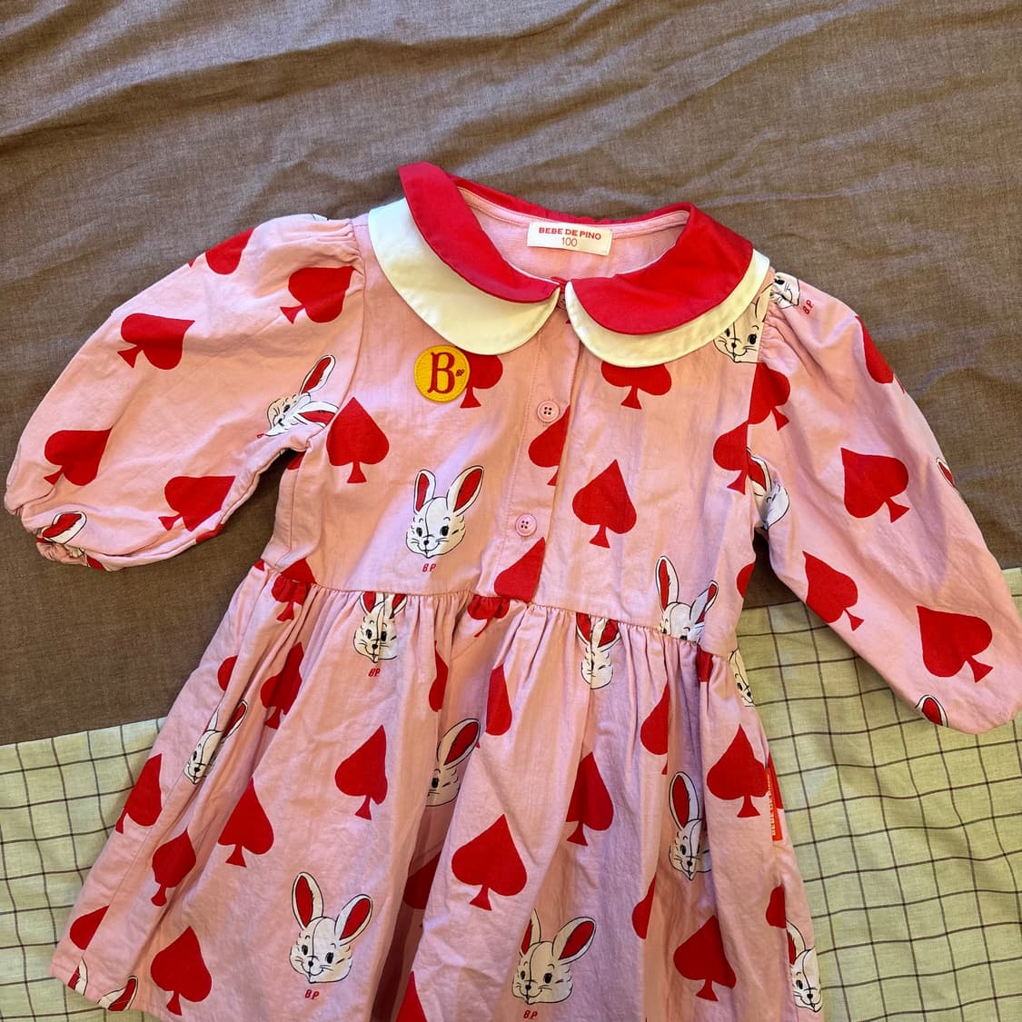 베베드피노 하트 원피스(100)   상품이미지2