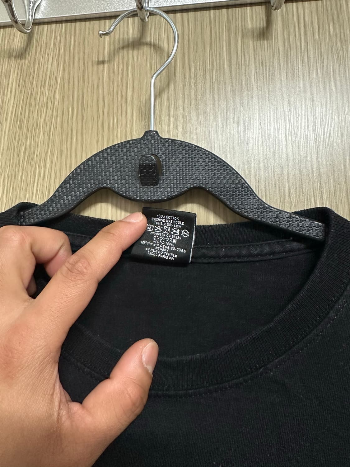 스투시 검정 반팔 티셔츠 XL 상품이미지3