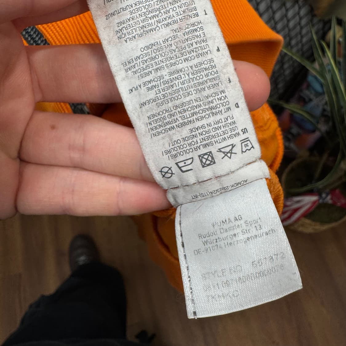 푸마 홀란드 네덜란드 트랙자켓 전면 로고 포인트 오렌지 상품이미지7