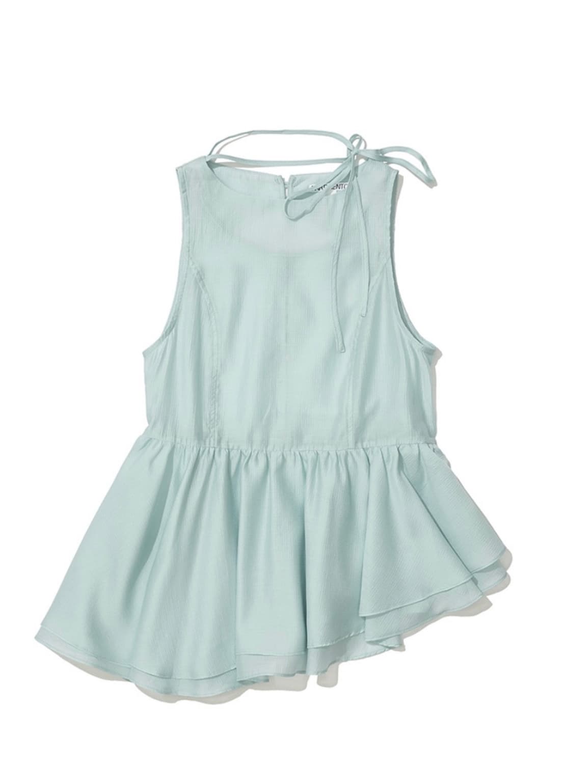 파르티멘토 타이넥 프릴 블리으스 상품이미지1