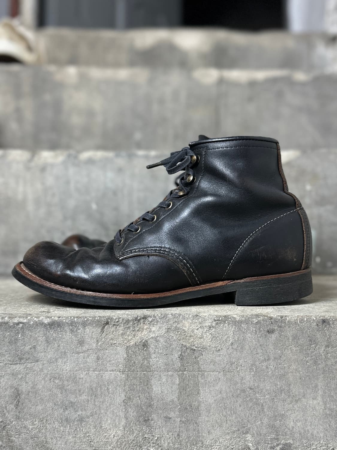 OG USA Made 레드윙 3345 블랙스미스 차심 하드에이징 상품이미지5