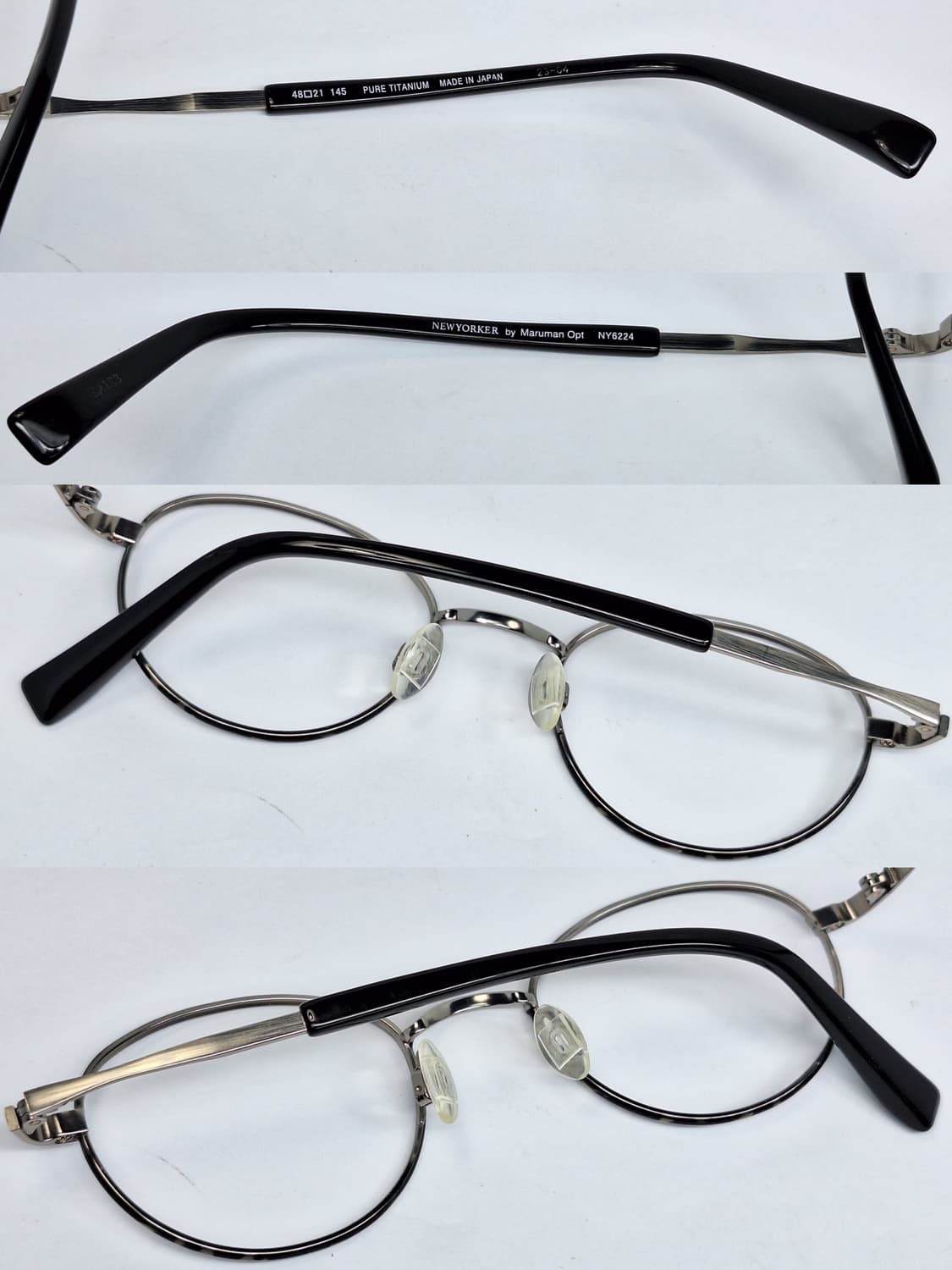 뉴요커 바이 마루망 NY6224 순 티타늄 칠보 라운드 보스턴 안경테 상품이미지2