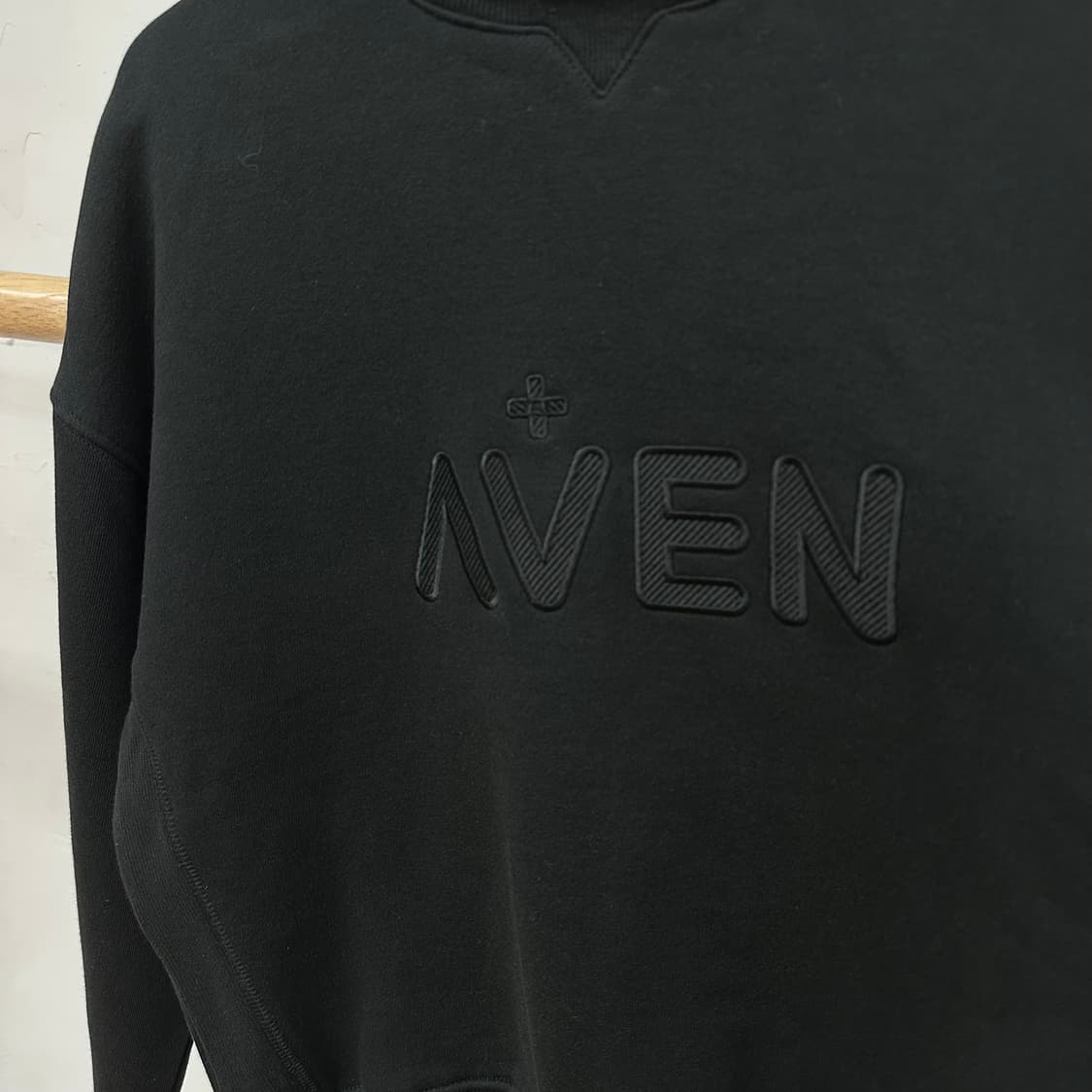 새상품 에이븐 aven 오가닉코튼 크롭 반폴라 맨투맨 95-100 J24 상품이미지7