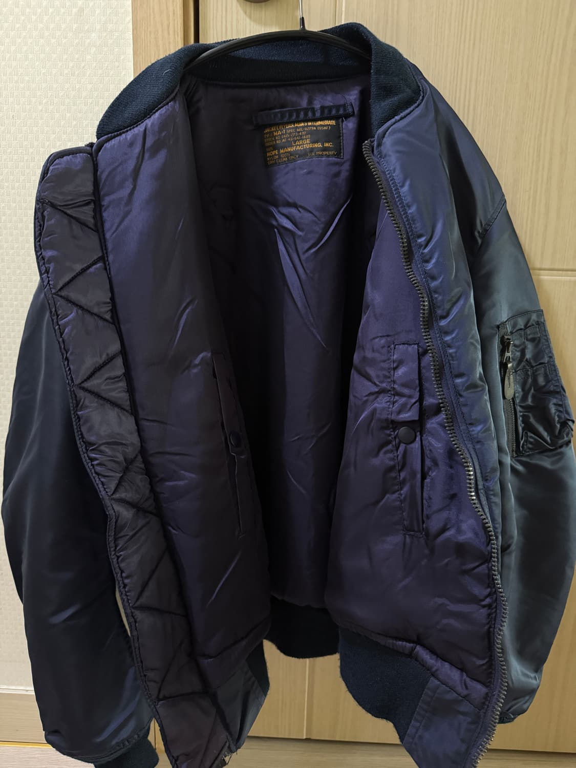 [L] HOPE MFG MA-1 항공 점퍼 상품이미지3