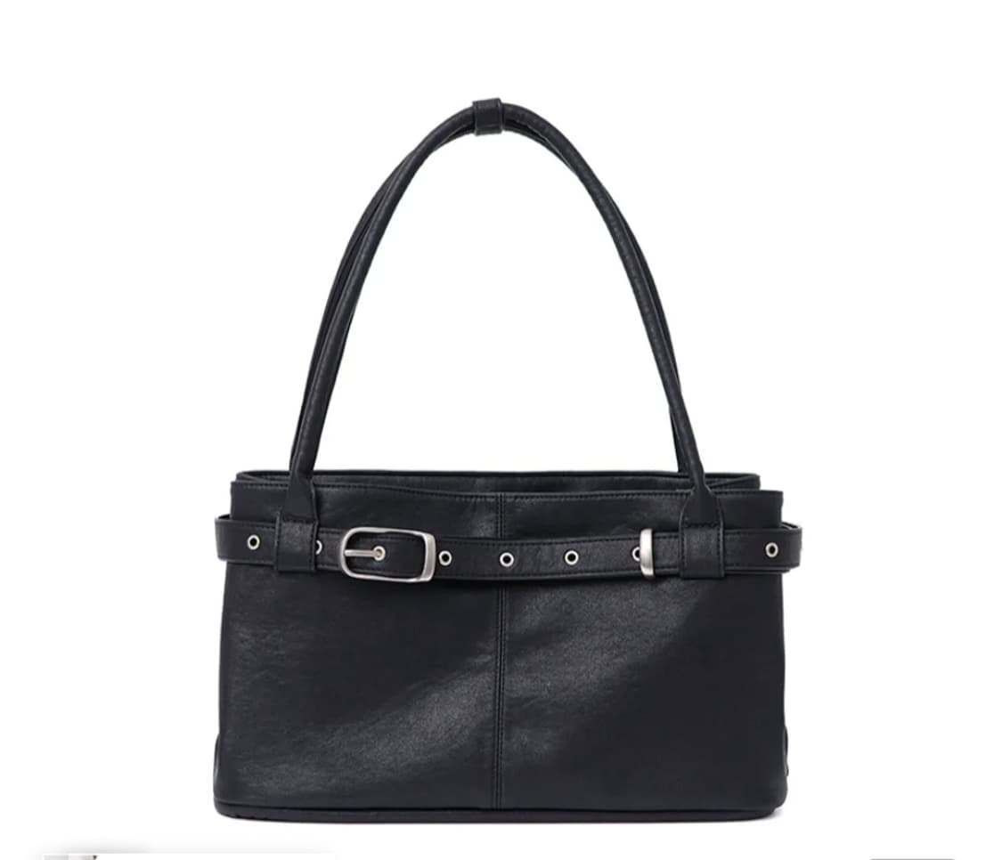 여밈 벨티드 보트백 상품이미지2