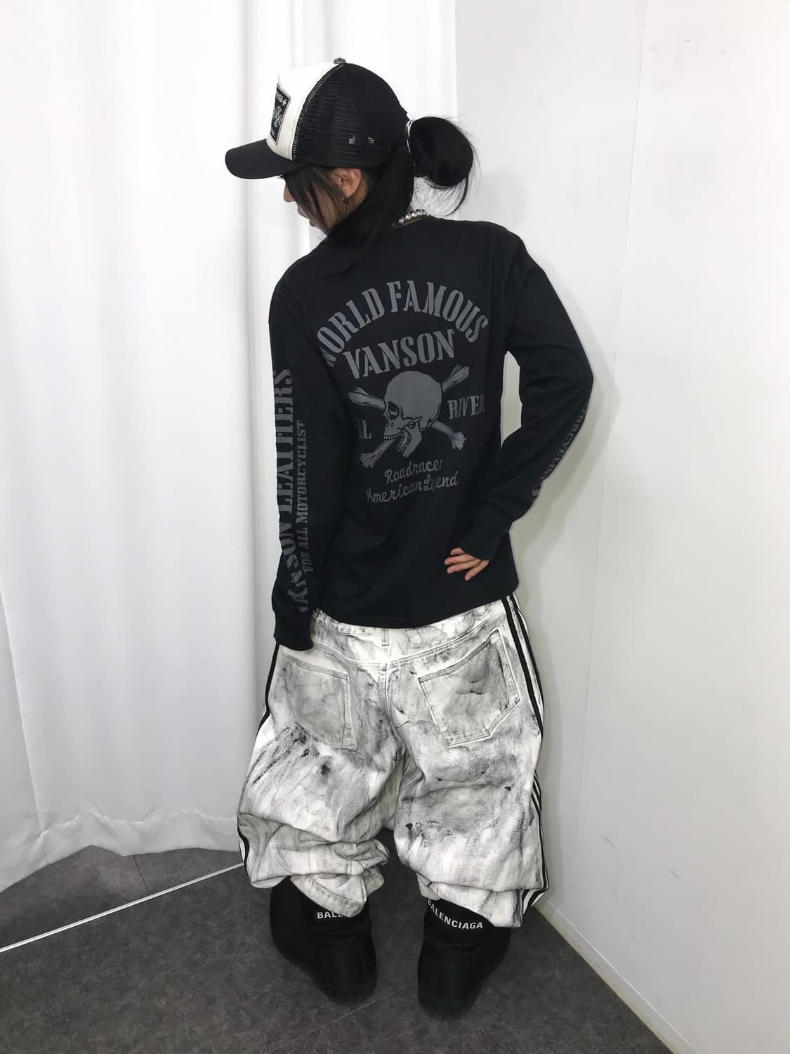 Vanson Leathers Printing L/S 상품이미지2