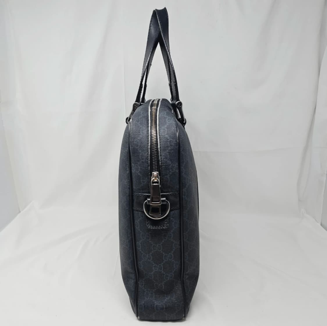 정품 구찌 GG 수프림 블랙 서류 가방 상품이미지4