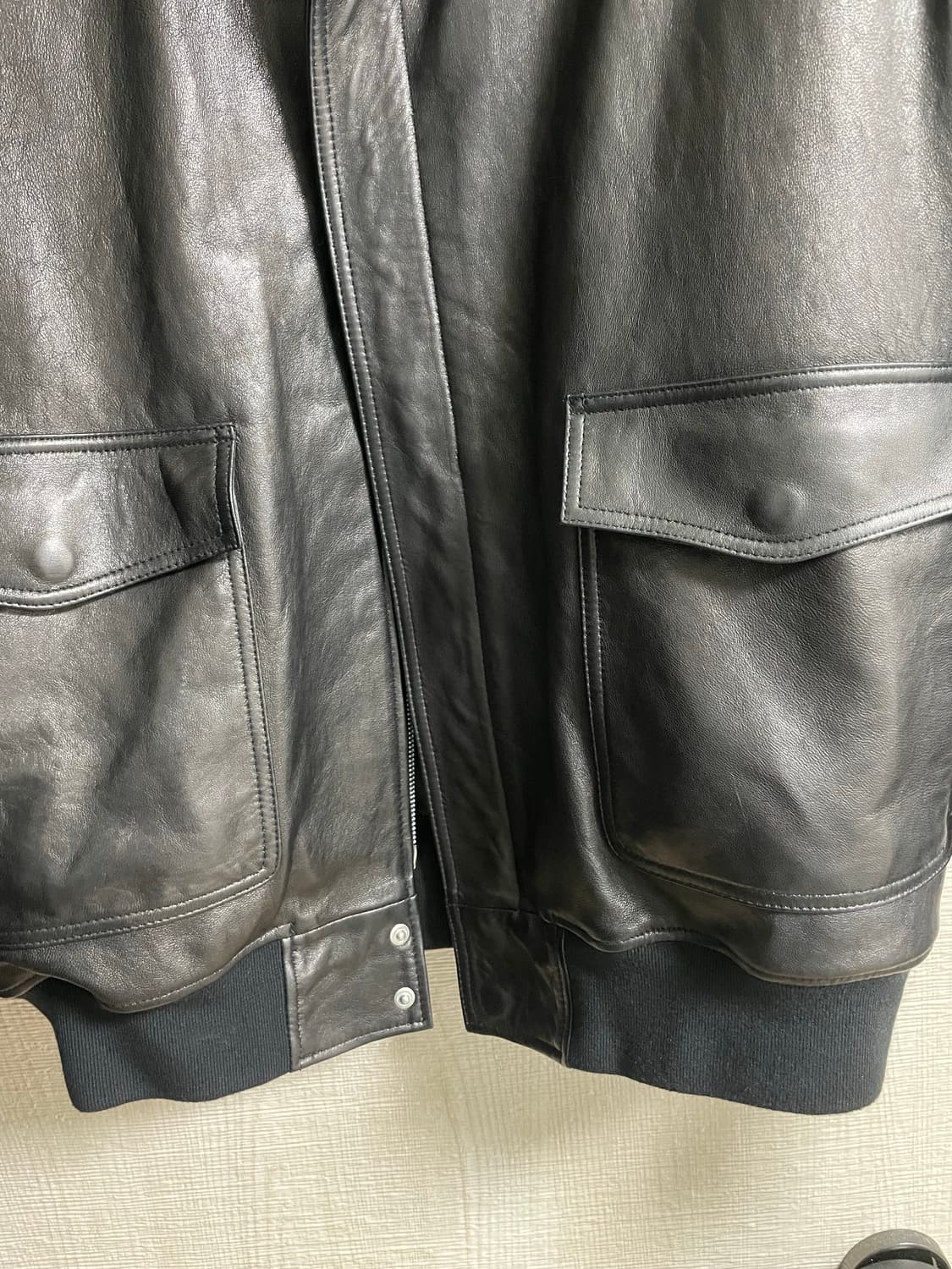 도프제이슨 램스킨 A-2 가죽자켓 L 상품이미지7