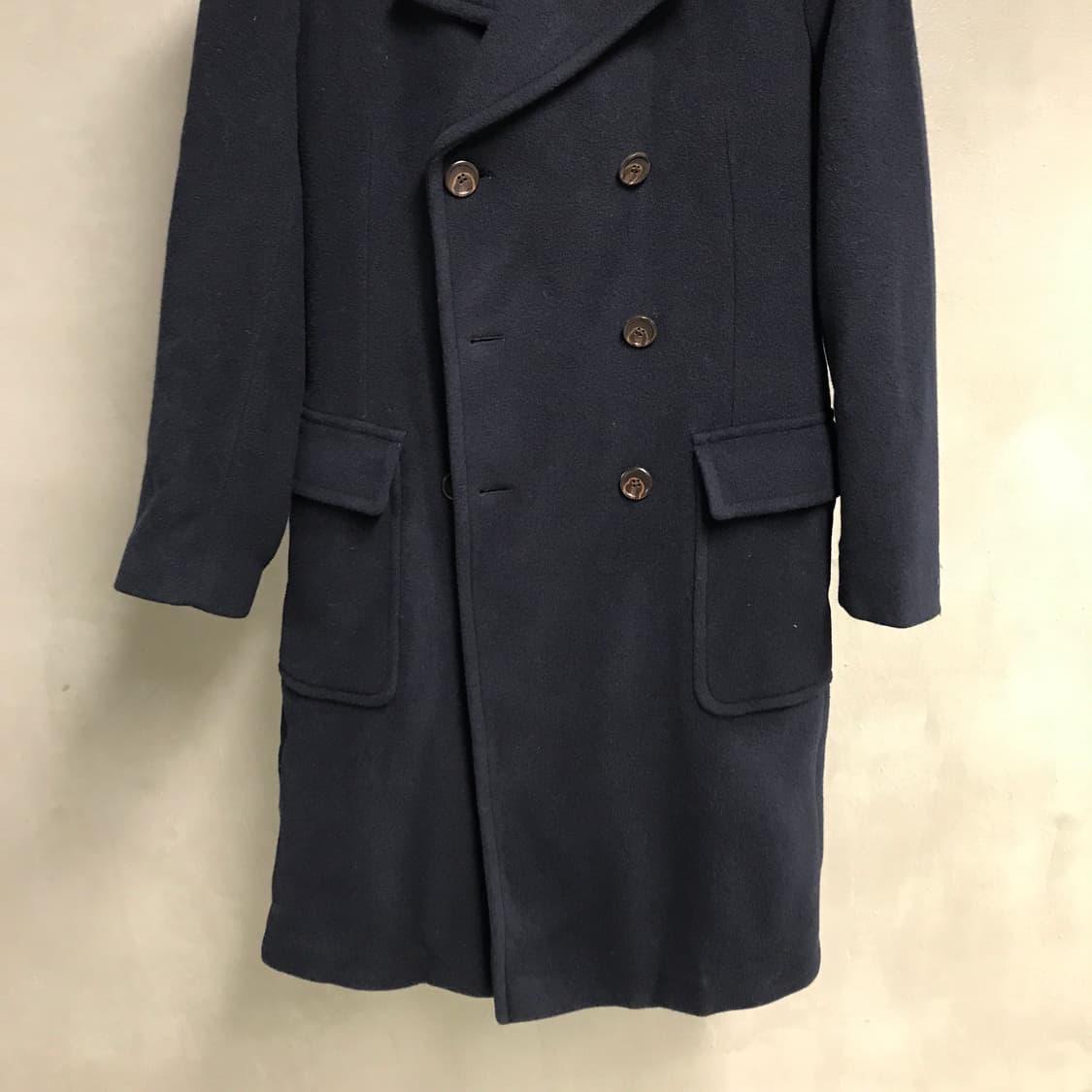폴로 랄프로렌 롱 코트 네이비 38R 상품이미지3