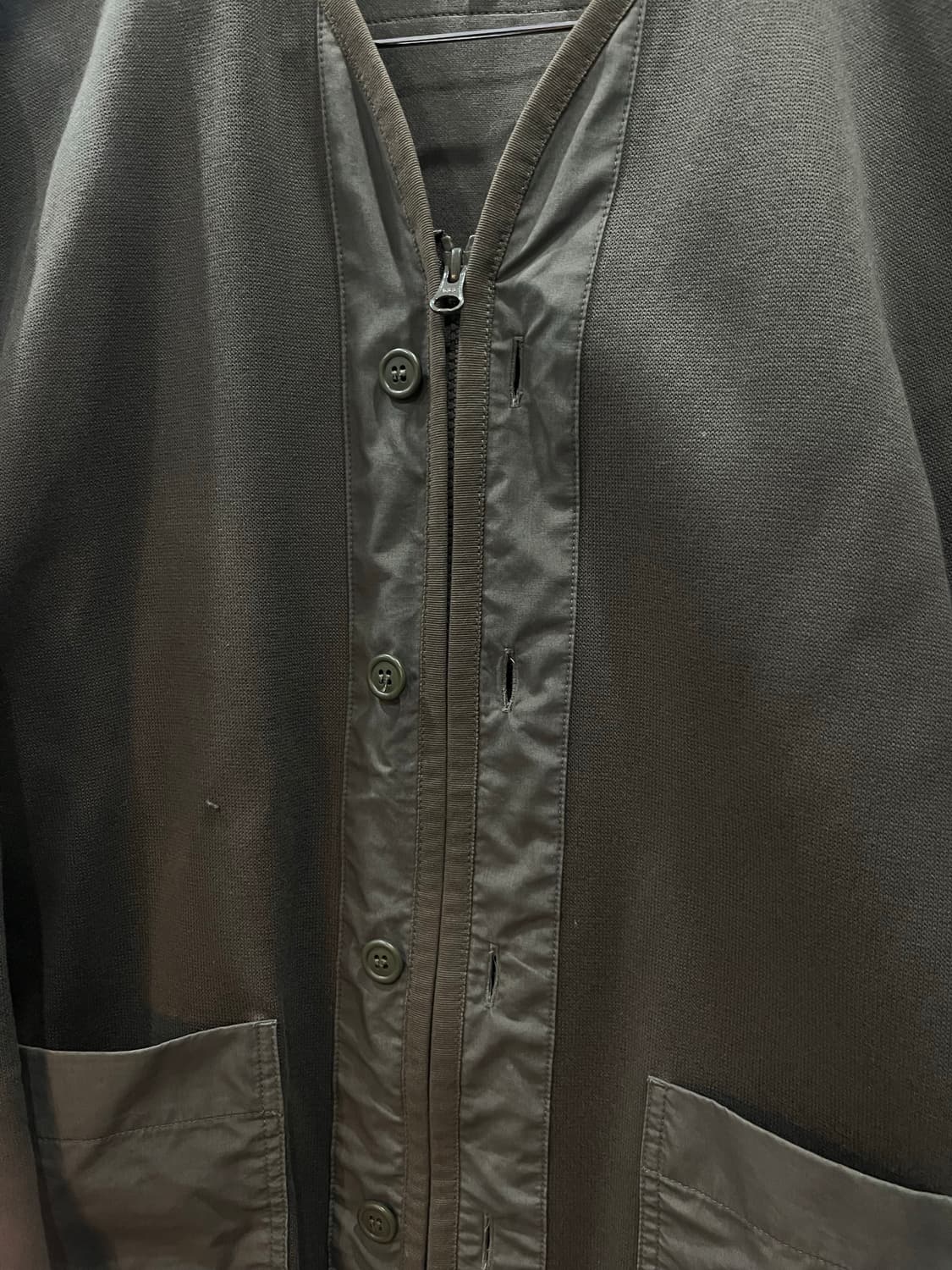 꼼데가르송 옴므 카키 가디건 L 상품이미지3