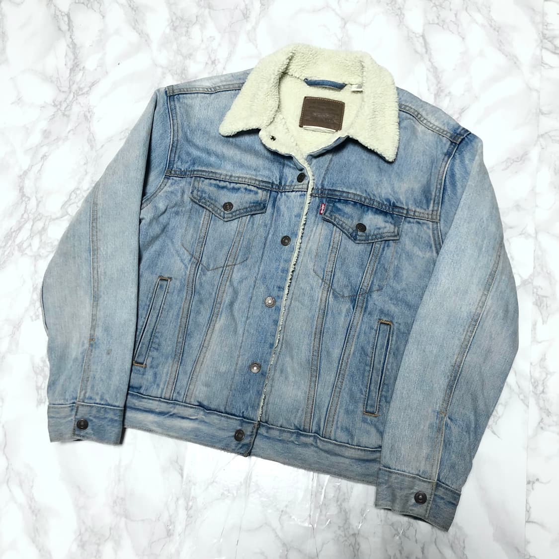 리바이스 미키마우스 쉐르파 자켓 청자켓 데님 상품이미지2