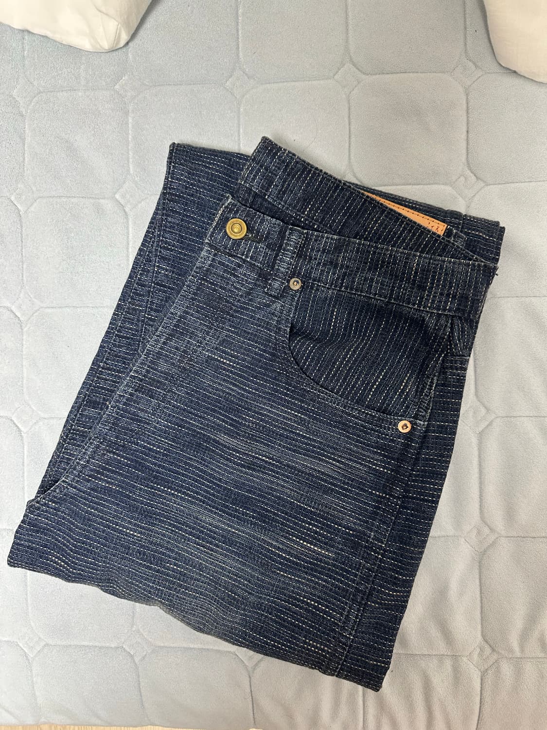 키바타 KIBATA 카시코 팬츠 올드블루 3사이즈 상품이미지1