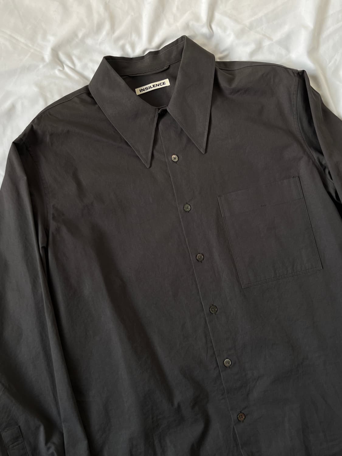 [M] 인사일런스 와이드칼라 셔츠 상품이미지1