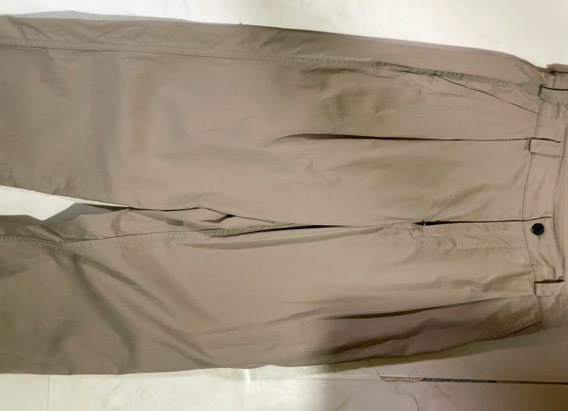 노드 아카이브 와이드 테이퍼드 치노 팬츠 (라이트 카키) 0사이즈 상품이미지2