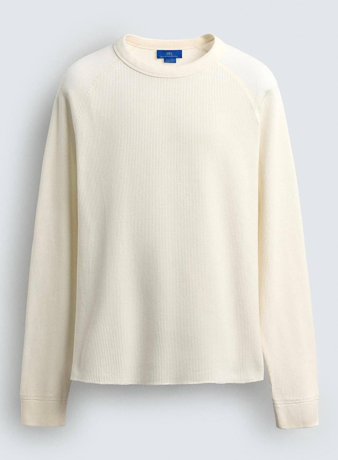 ZARA 아론레바인 와플 텍스쳐 티셔츠 상품이미지1
