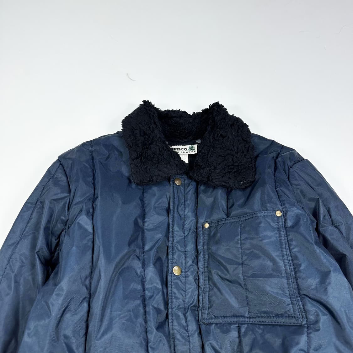 VTG 빈티지 퀼팅 워크자켓 네이비 L 상품이미지2