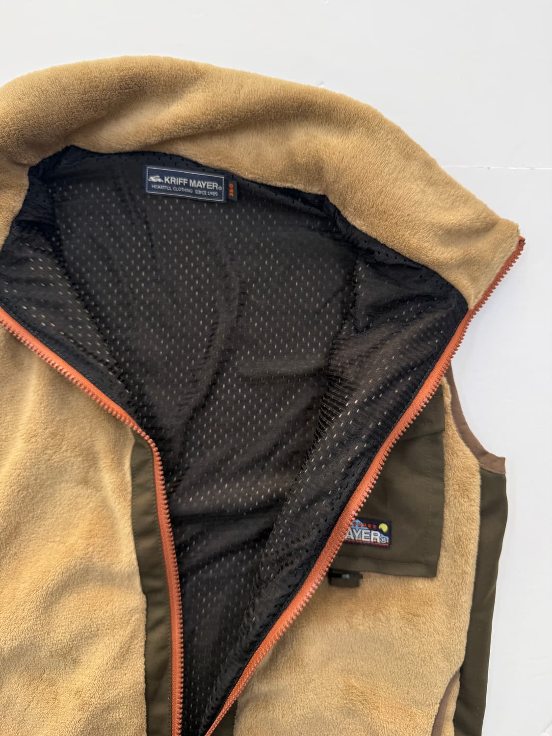 KRIFF MAYER 베이지 플리스 베스트 상품이미지4