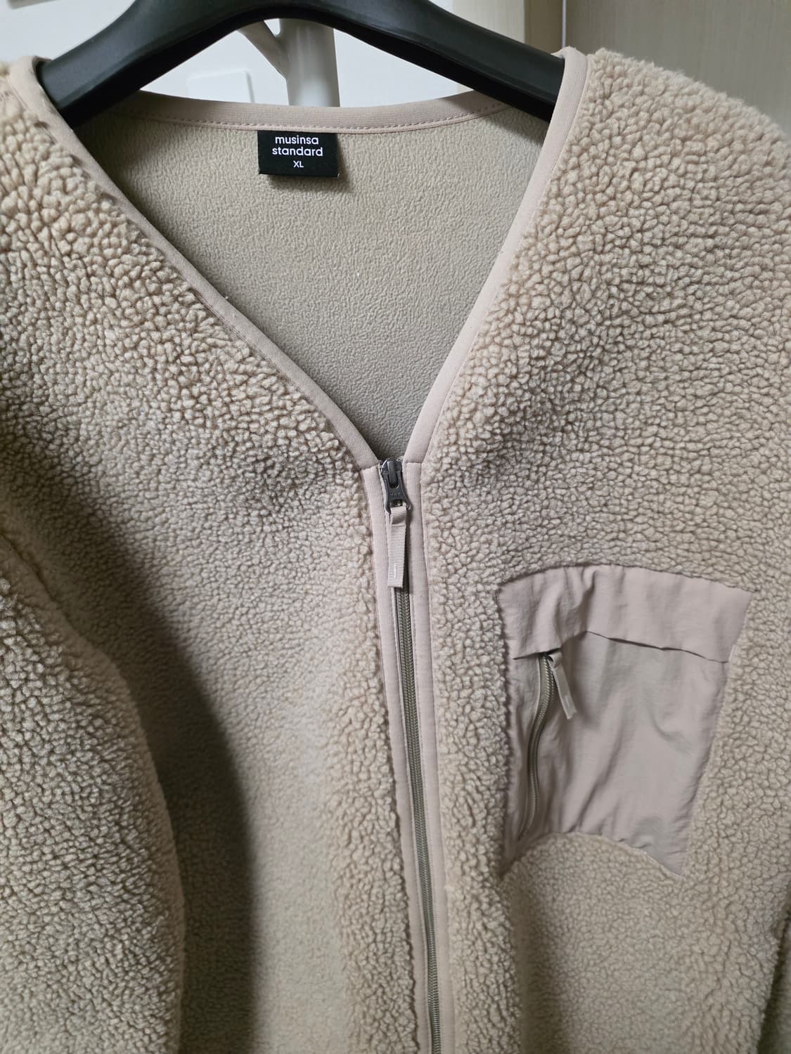 무신사스탠다드 뽀글이 가디건 XL 상품이미지1