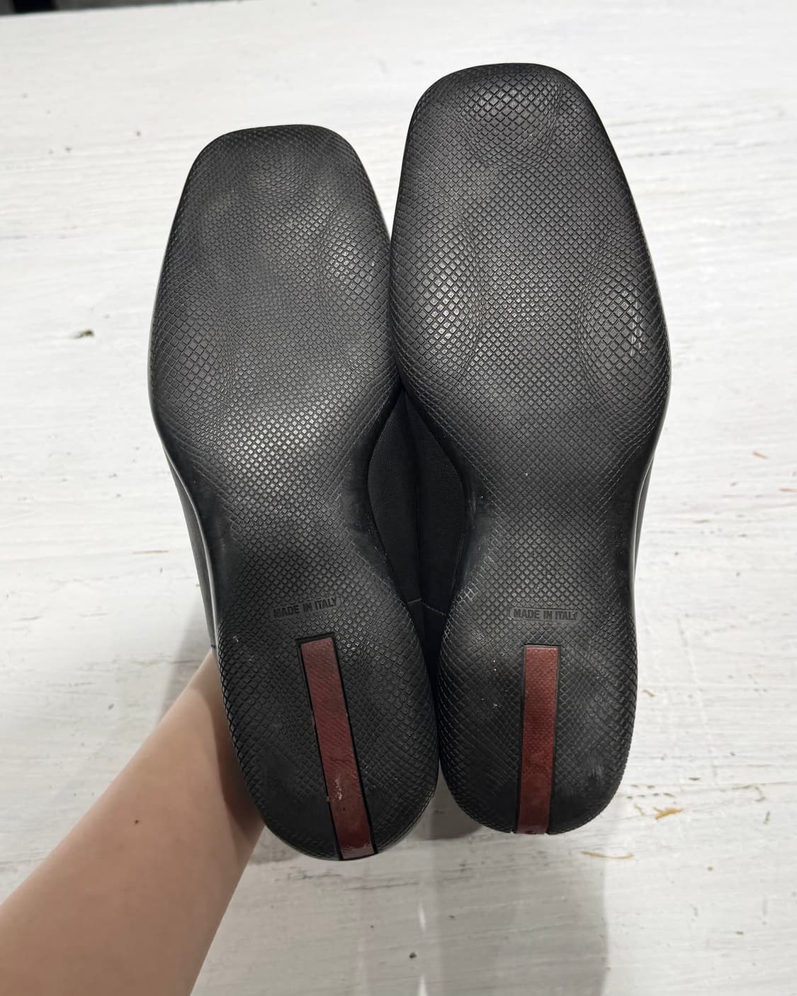 프라다 스포츠 블랙 레더 메리제인 슈즈 상품이미지8