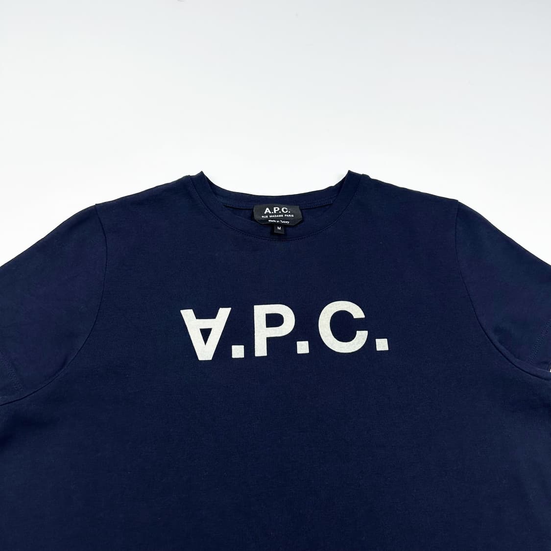 A.P.C. 아페쎄 여성 시그니쳐 반팔티 네이비 여성M 상품이미지2