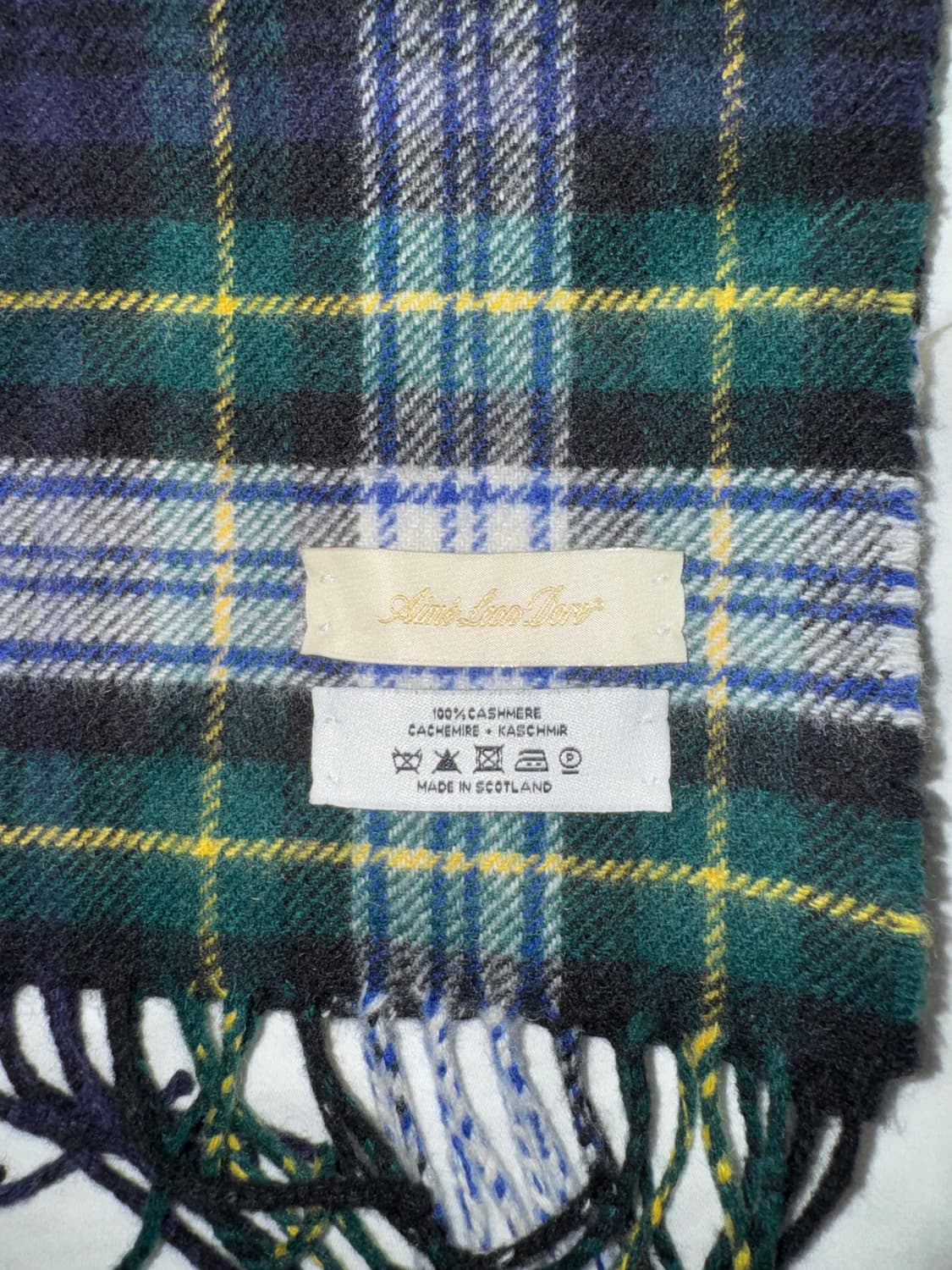 에임리온도르 100% 스코틀랜드 캐시미어 스카프 상품이미지3