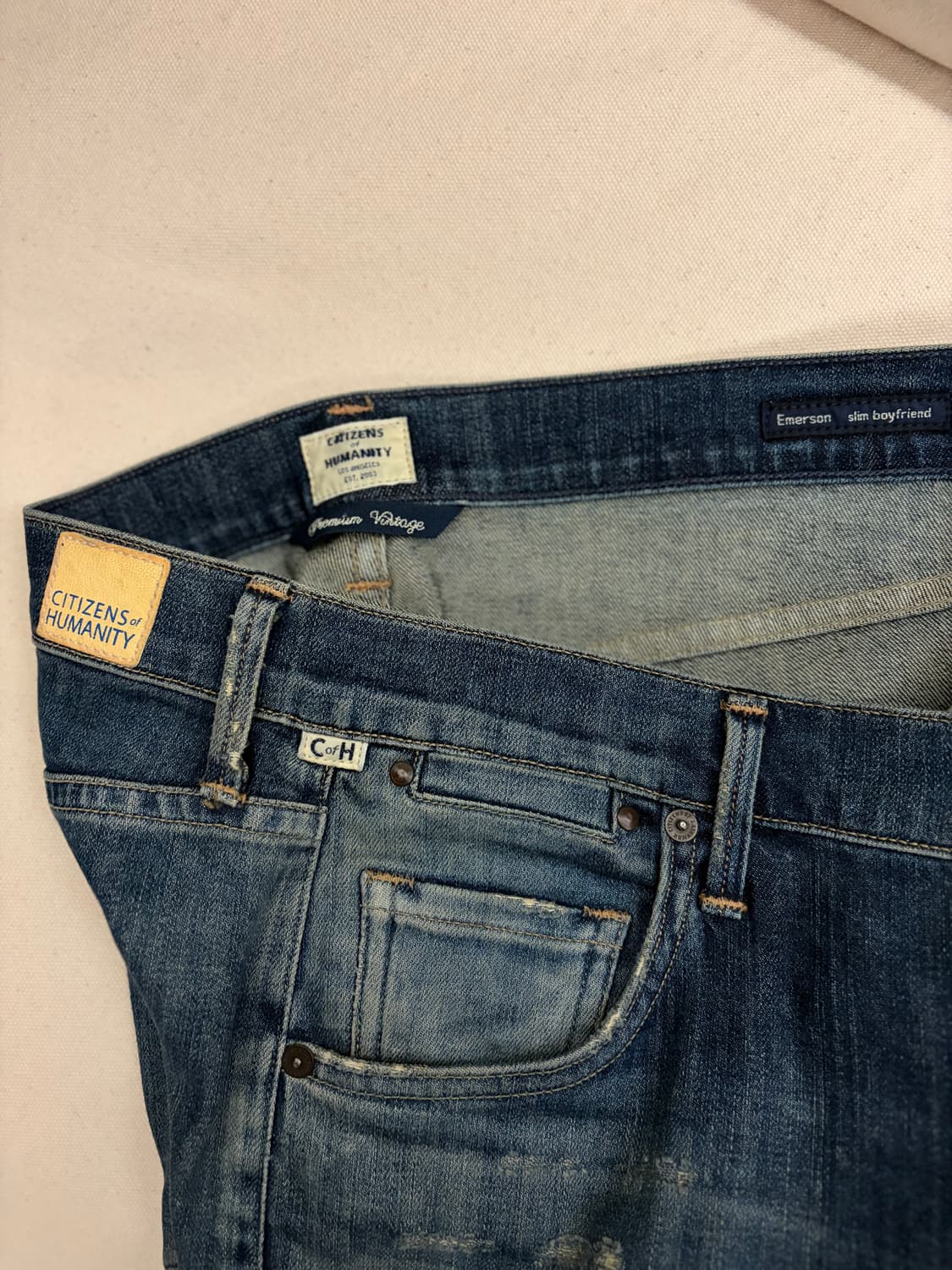 시티즌 오브 휴머니티 빈티지 데님팬츠  상품이미지7