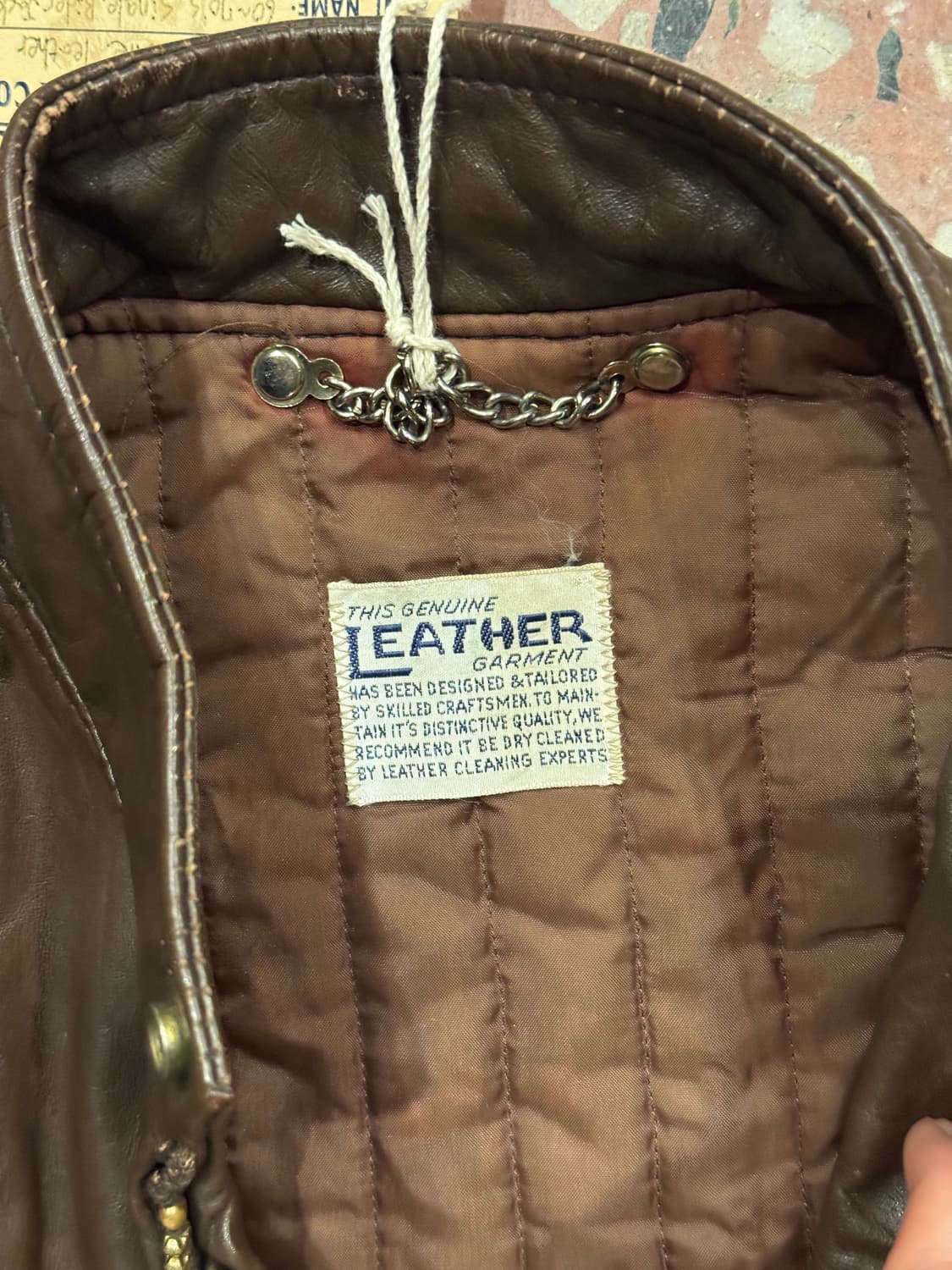 70s 브라운 싱글라이더 자켓 (40) 상품이미지5