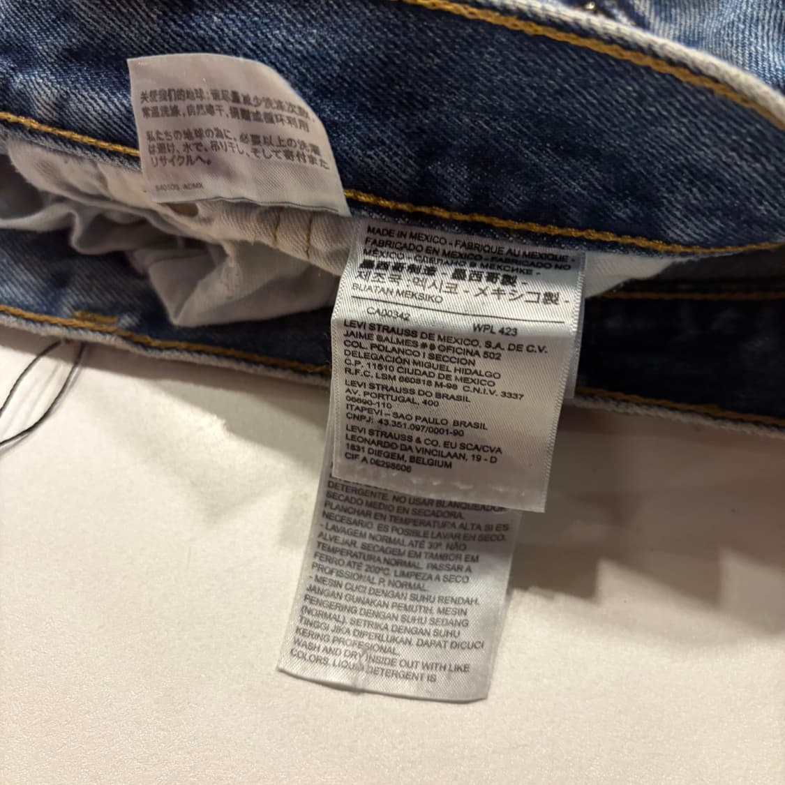 [34x30] 리바이스 501 데님 청바지 팬츠 C855 상품이미지8