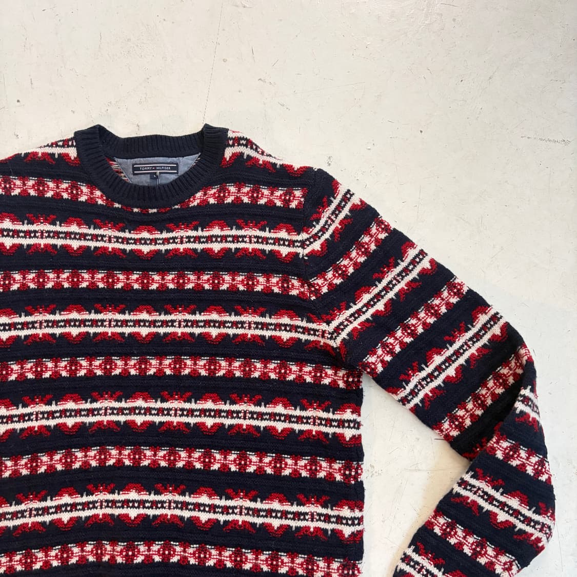 타미힐피거 빈티지 니트 스웨터 L 상품이미지2