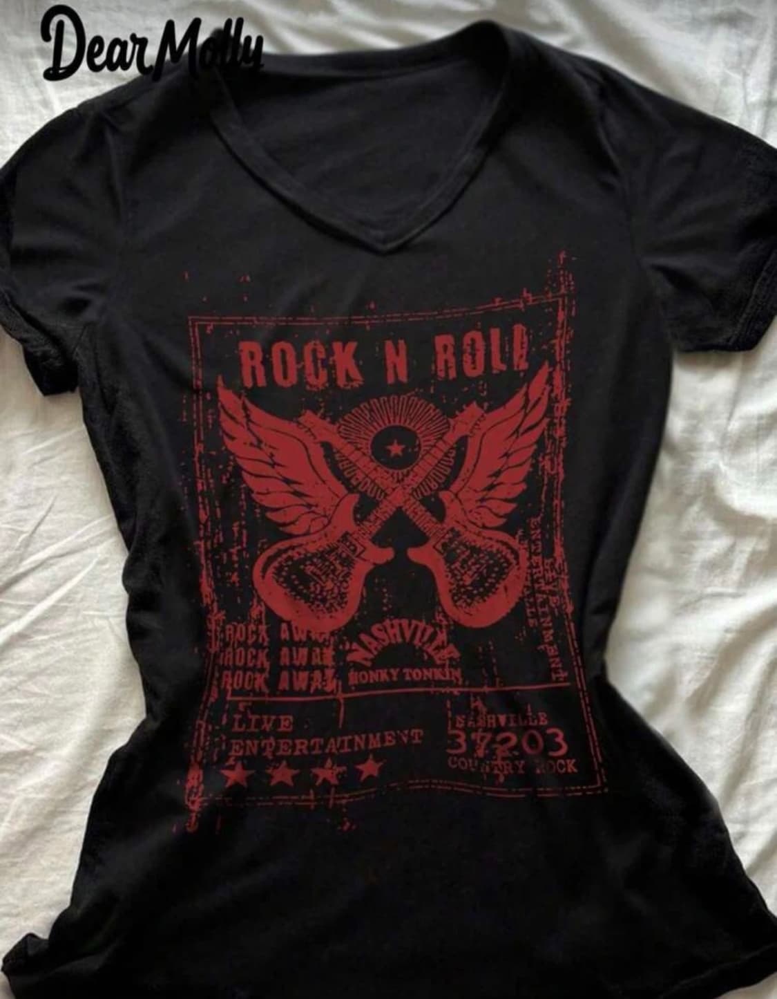 쉬인 Y2k 록 밴드 스타일 티셔츠 상품이미지1