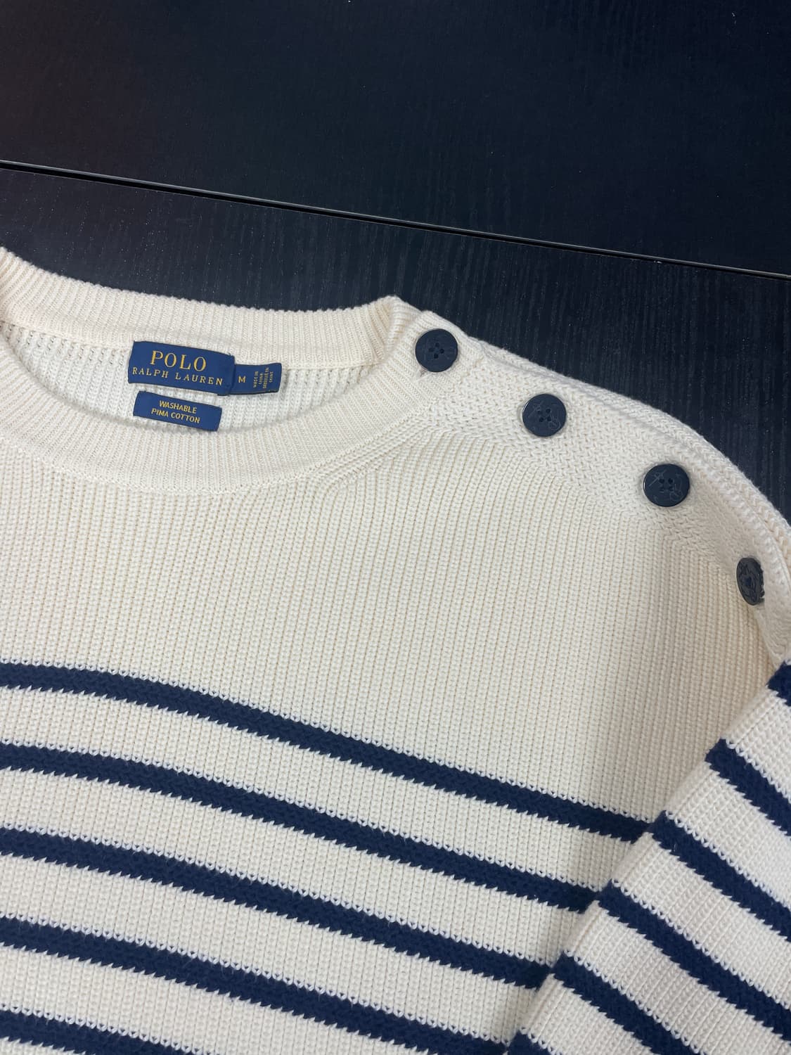 폴로 랄프로렌 피마 코든 니트 여성 M 상품이미지2