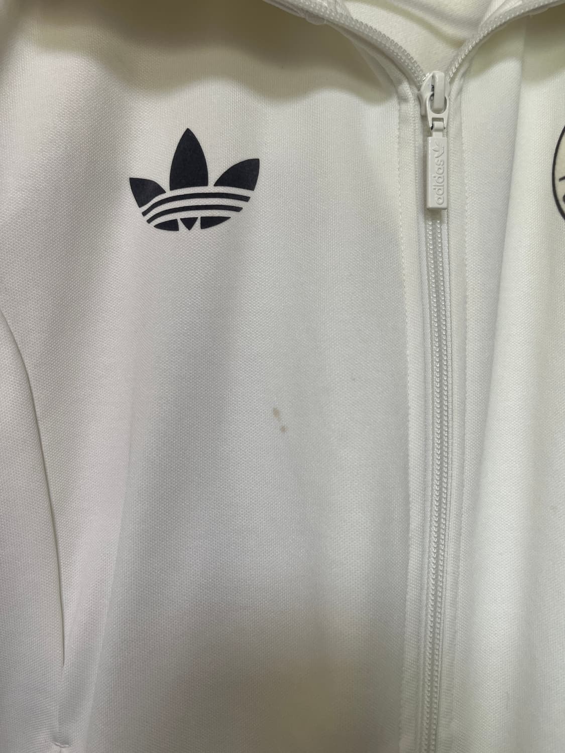 아디다스 독일 베켄바우어 트랙 탑 오프 화이트 L 상품이미지3