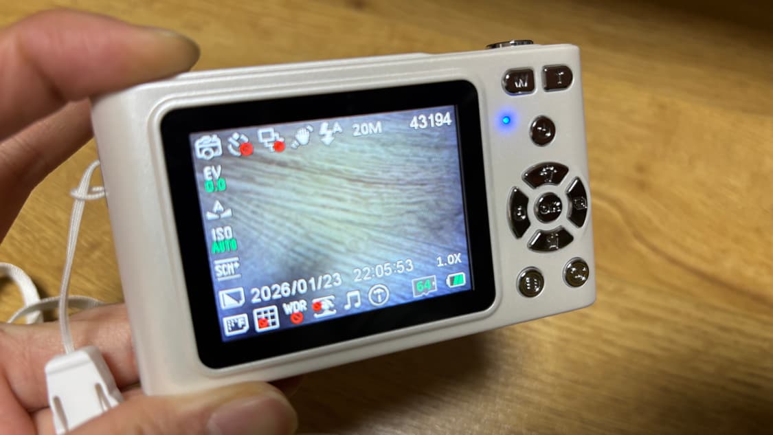 RUNHome 4800w 레트로 미니 디지털 카메라+64G(풀박스) 상품이미지3