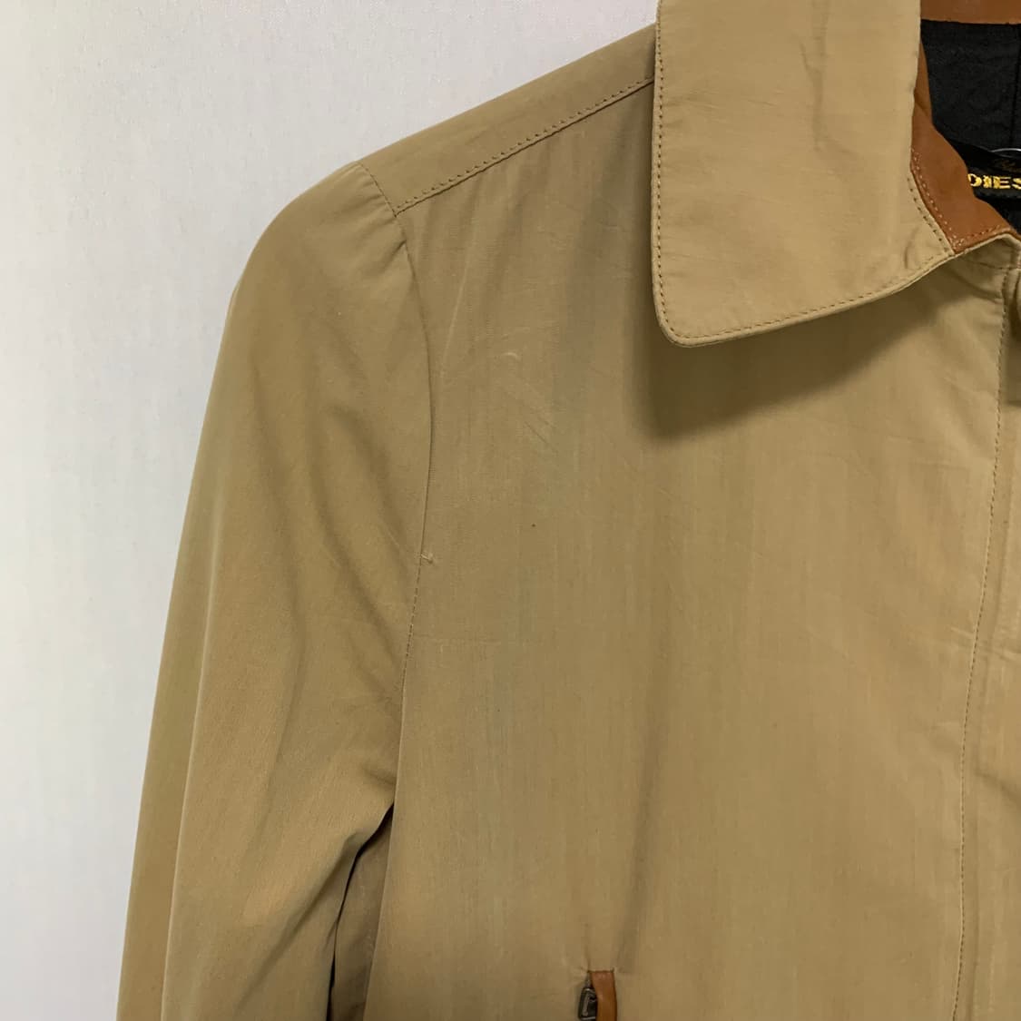 디젤 빈티지 트렌치 자켓 xs 카멜 상품이미지3