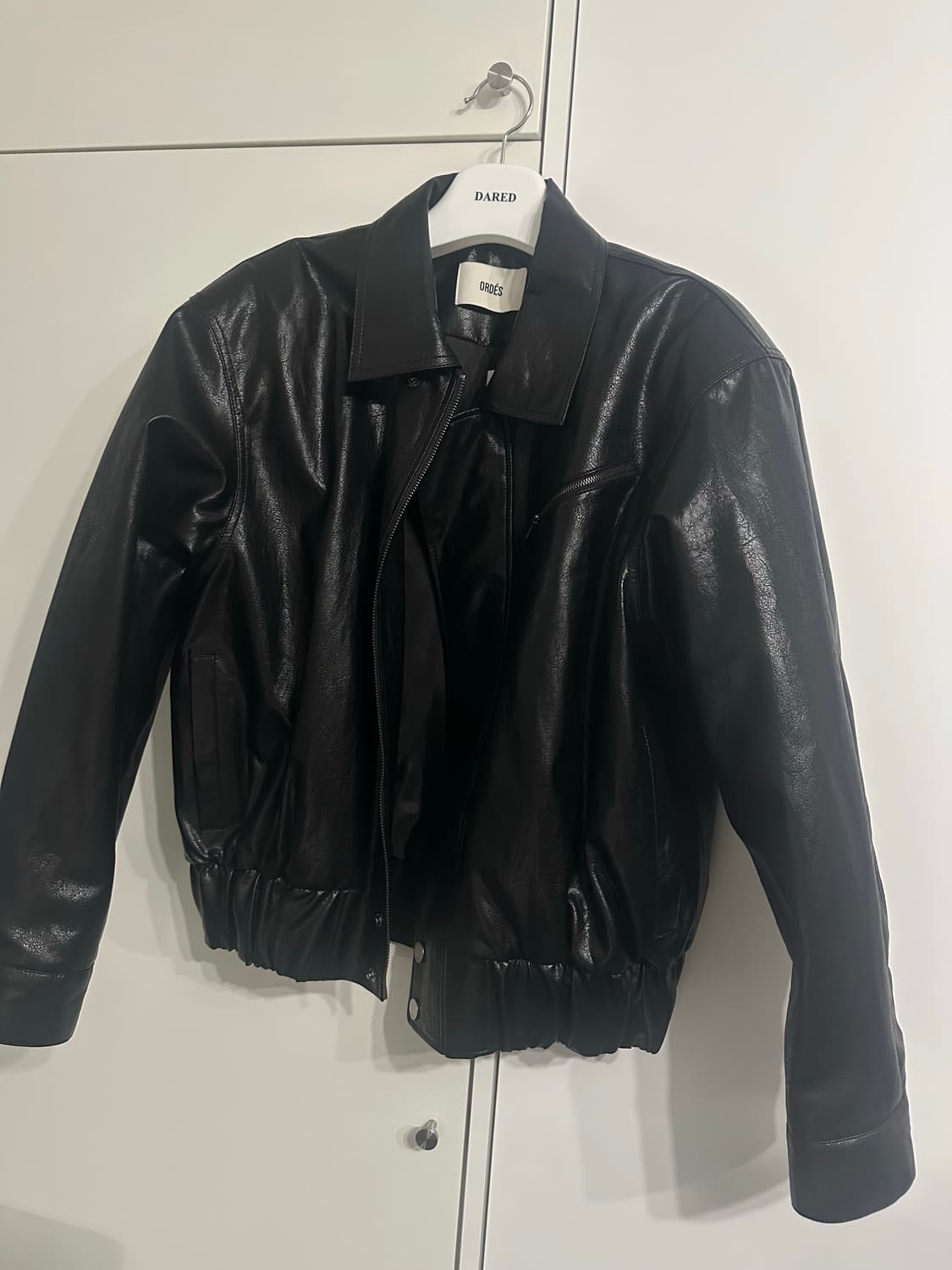 오데스 패디드 레더 점퍼 자켓  상품이미지4