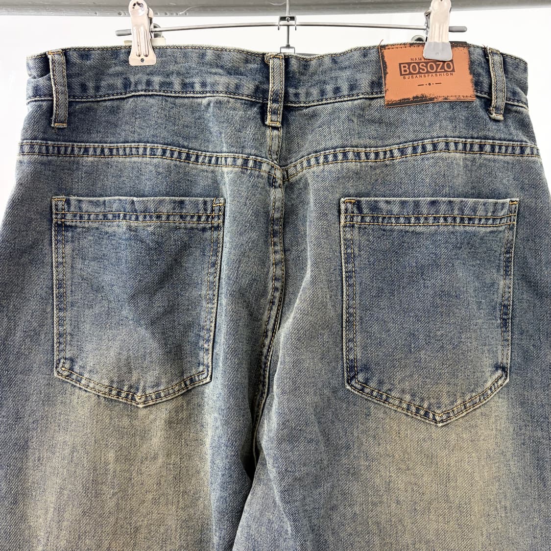 BOSOZO 벌룬 와이드 데님 카고 팬츠 상품이미지7